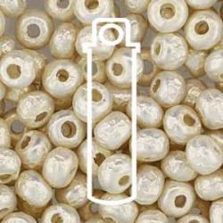 5/0 Baroque Pearl White Apprx 20gm Tube - 05-3951-TB