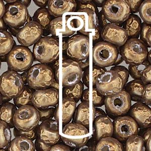 5/0 Baroque Pearl Ant Brass Apprx 20gm Tube - 05-3955-TB