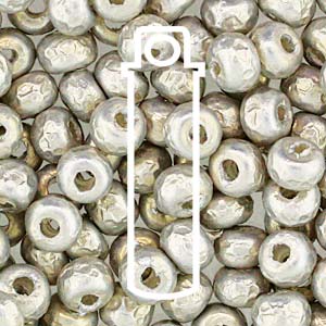 5/0 Baroque Pearl Silver Apprx 20gm Tube - 05-3956-TB