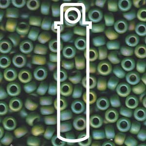 E 5/0 Matte Op Green Ab -aprx 20gm Tb - 05-411FR-TB
