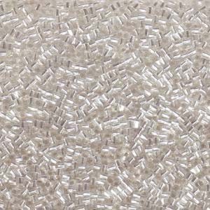 10/0 Twist Hex Cuts 250 Grams Clear Transparent Silver Lined - 10TW-001
