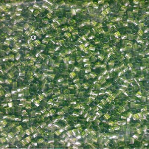 10 Twist Hex Cut 250 Gram Transparent Olive Green - 10TW-158