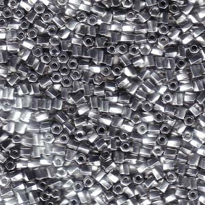 10/0 Twist Hex Cuts 50 Grams Palladium Plated - 10TW-194