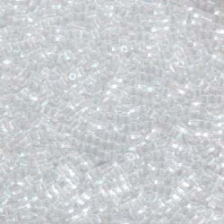 10/0 Twist Hex Cuts 250 Grams Clear Trans Rainbow - 10TW-250