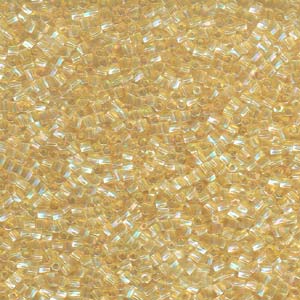 10/0 Twist Hex Cuts 250 Grams Trans Lt Topaz Ab - 10TW-251