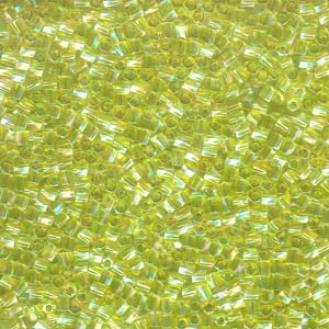 10 Twist Hex Cut 250 Gram Transparent Chartreuse Ab - 10TW-258