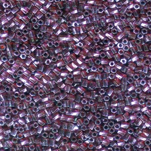 10 Twist Hex Cut 250 Gram Dark Rasperry Trans Luster - 10TW-313