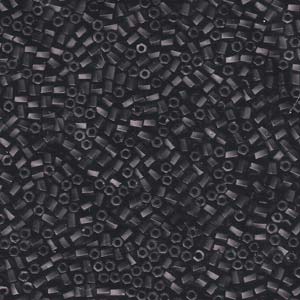 10 Twist Hex Cut 250 Gram Black Opaque Frosted - 10TW-401F
