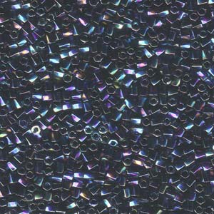 10 Twist Hex Cut 250 Gram Metallic Variegated Blue Iris - 10TW-455