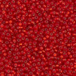 11/0 Seedbead Miyuki 250 Gram Matte S/l Flame Red - 11-910F