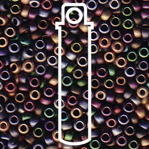 11/0 Round Mixmatte Heavy Metals -apprx 8.5gm - 11-9MIX24-2TB