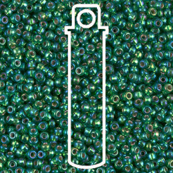 6/0 Miyuki S/l Green Ab Appr 20gm Tube - 6-91016-TB