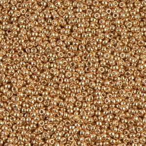 6/0 Seed Bead Galv Yellow Gold -100 Gm/bg - 6-91053-100