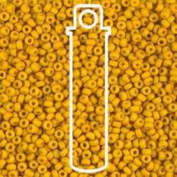 Matte Opaque Mustard Miyuki Appx 20gm Tube - 6-91233-TB