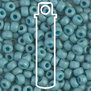 Met Matte Turquoise Miyuki Appx 20gm Tube - 6-91251-TB