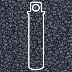 Met Matte Gunmetal Miyuki Appx 20gm Tube - 6-91254-TB
