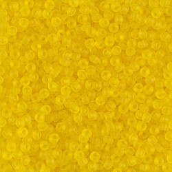 Matte Tr Yellow Miyuki 6/0 250 Gram Bag - 6-9136F