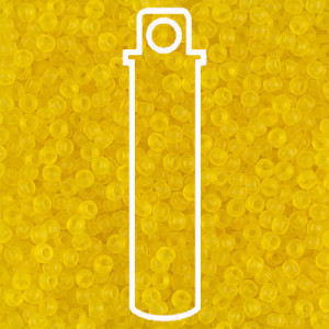 Matte Tr Yellow Miyuki Appx 20gm Tube - 6-9136F-TB