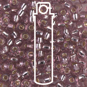 S/l Smoky Amethyst Miyuki Appx 20gm Tube - 6-9142S-TB