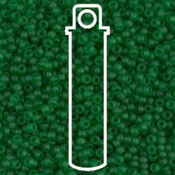 Matte Trans Green Miyuki Appx 20gm Tube - 6-9146F-TB
