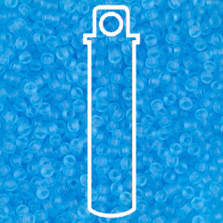 Matte Trans Lt. Blue Miyuki Appx 20gm Tube - 6-9148F-TB