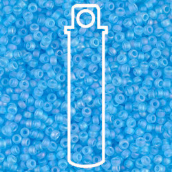 Matte Trans Lt.blue Ab Miyuki Appx 20gm Tube - 6-9148FR-TB