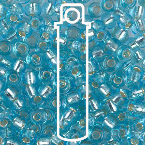 S/l Lt Blue Miyuki Appx 20gm Tube - 6-9148S-TB