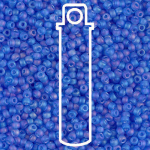 Matte Trans Sapphire Ab Miyuki Appx 20gm Tube - 6-9150FR-TB