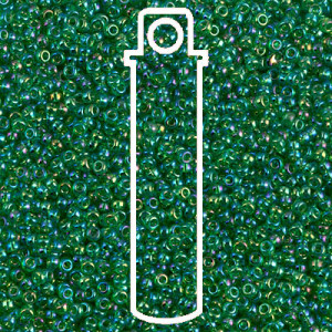 Trans Green Luster Miyuki Appx 20gm Tube - 6-9179-TB