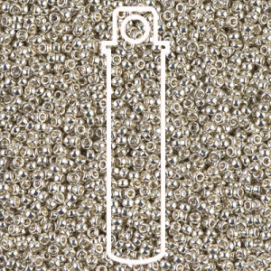 6/0 Seed Bead Galv Strlng Silver 20gm/tb - 6-9181-TB