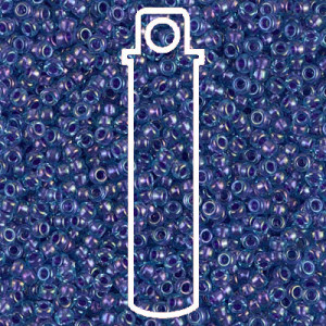 Amethyst/aqua Miyuki Appx 20gm Tube - 6-91827-TB