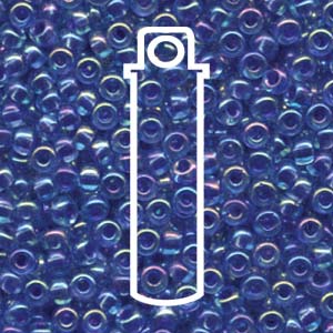 6/0 Round Spkl Violet Lined Aqua Ab-20gm/tb - 6-91829-TB