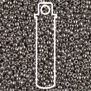 6/0 Miyuki Nickel Plated (like Db21)-appr 20gm Tb - 6-9190-TB