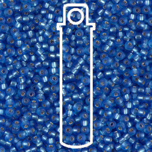 6/0 Miyuki Matte S/l Sapphire-appr 20gm Tube - 6-919F-TB