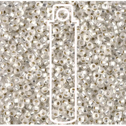 6/0 Miyuki Matte S/l Crystal-appr 20gm Tube - 6-91F-TB