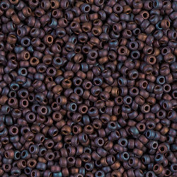 6/0 Seed Bead Matte Metallic Dk Rasp Iris -100 Gm/bg - 6-92005-100