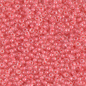 6/0 Miyuki Coral Lined Crystal-250 Gm - 6-9204