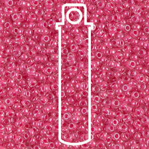 6/0 Miyuki Carnation Pink Lined Crys-appr 20gm Tube - 6-9208-TB