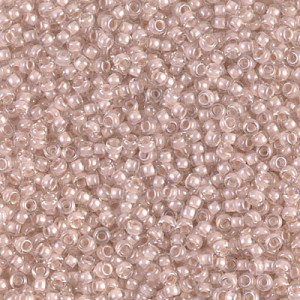 6/0 Miyuki Blush Lined Crystal-250 Gm - 6-9215