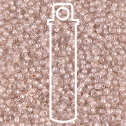 6/0 Miyuki Blush Lined Crystal-appr 20gm Tube - 6-9215-TB