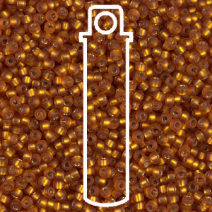 6/0 Miyuki Matte S/l Topaz-appr 20gm Tube - 6-92422F-TB