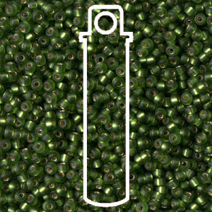 6/0 Miyuki Matte S/l Olive-appr 20gm Tube - 6-926F-TB
