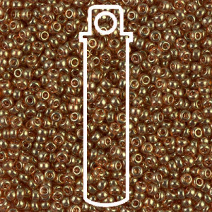 Topaz Gold Luster Miyuki Appx 20gm Tube - 6-9311-TB
