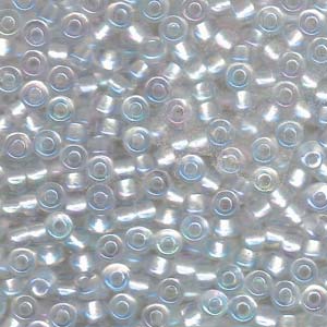 Miyuki 6/0 Pearlized Crys Ab/white -250 Gm - 6-93637