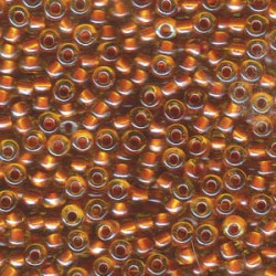 Miyuki 6/0 Pearlized Lt Amber /copper-250 Gm - 6-93802
