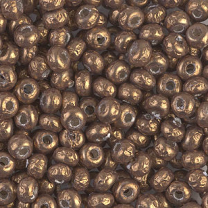 6/0 Baroque Pearl Ant Brass 50 Gram Bag - 6-93955-50