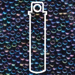 Black Ab Miyuki Appx 20gm Tube - 6-9401R-TB