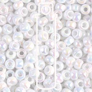 6/0 Miyuki White Ab -appr 20gm Tube - 6-9402R-TB