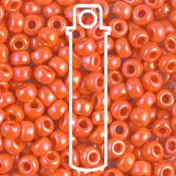 6/0 Miyuki Op Orange Ab Appr 20gm Tube - 6-9406R-TB