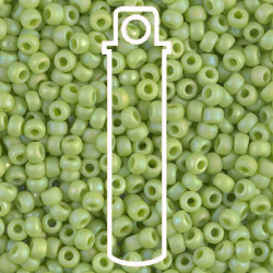 6/0 Miyuki Matte Op Chartreuse Ab-app 20gm Tb - 6-9416FR-TB